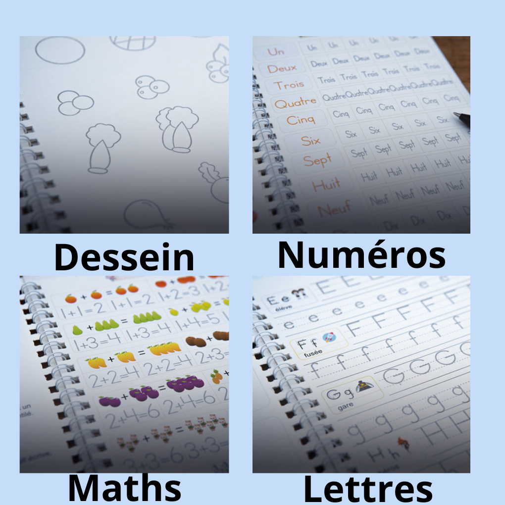 Magic Notebooks French A5 Format | PERFECT WRITING IN 14 DAYS FLAT