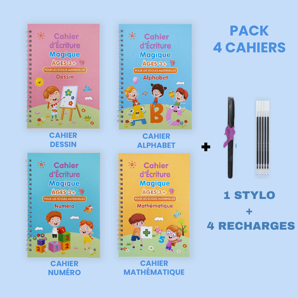 Magic Notebooks French A5 Format | PERFECT WRITING IN 14 DAYS FLAT