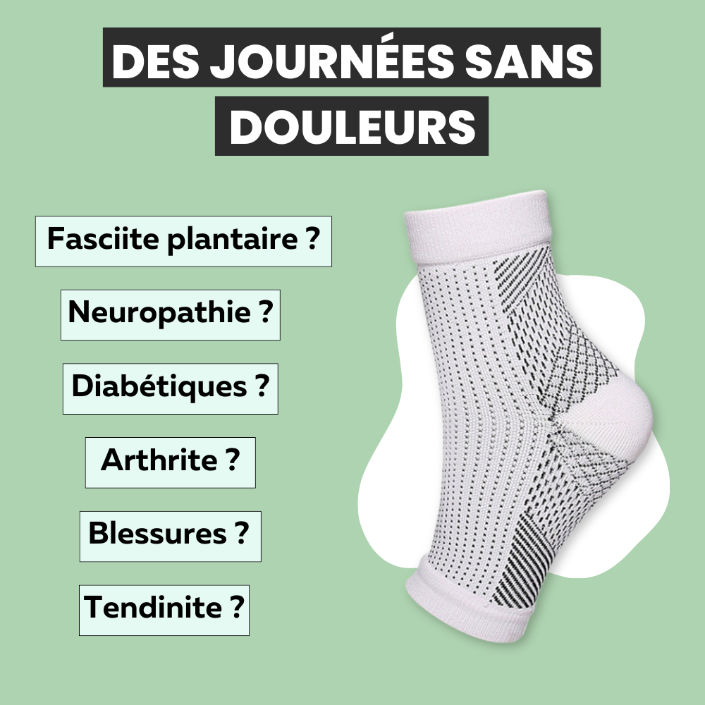 Chaussettes de guérison contre la douleur et l’enflure (GB)