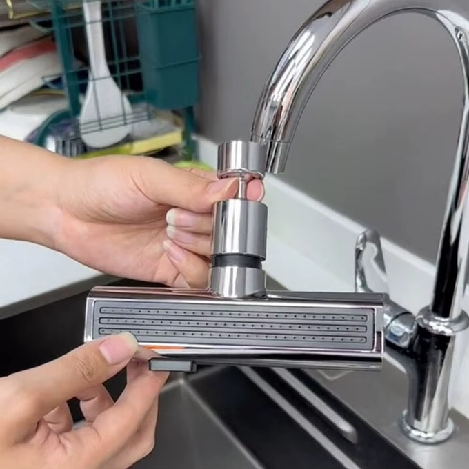 Robinet Rotatif 360° – L’alliance parfaite entre praticité et élégance pour votre cuisine ! CMR
