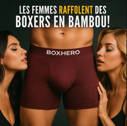 Boxers en bambou multicolore