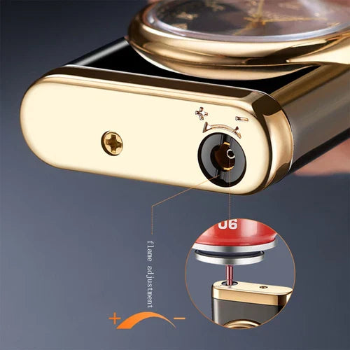 Briquet À Levier Avec Montre Intégrée