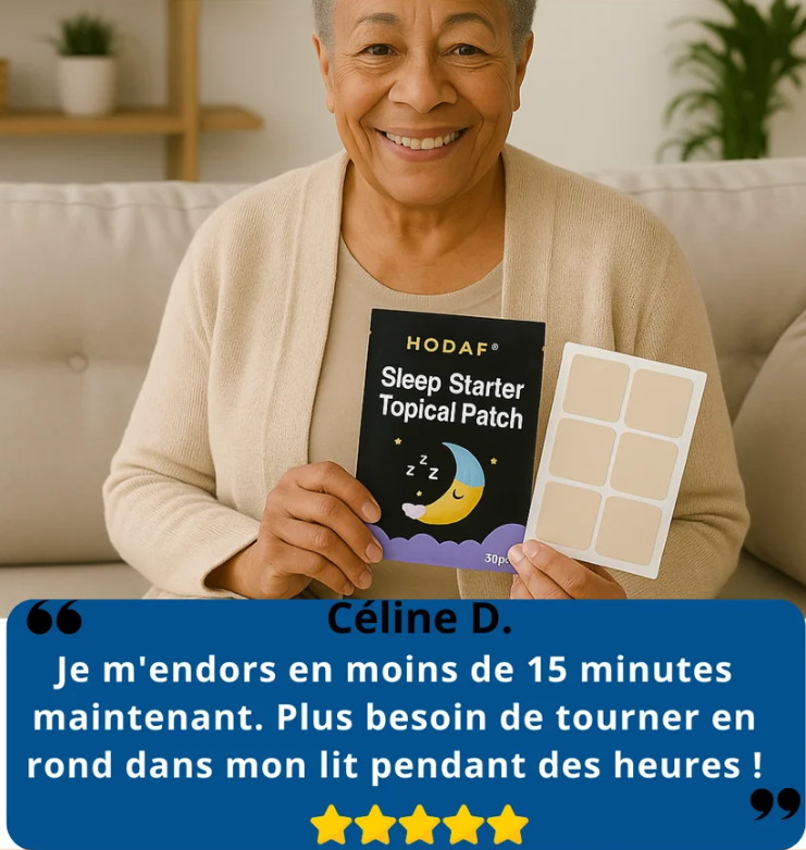 HODAF Patch Sommeil – Dormez mieux, vivez mieux(30ptch) (GB)