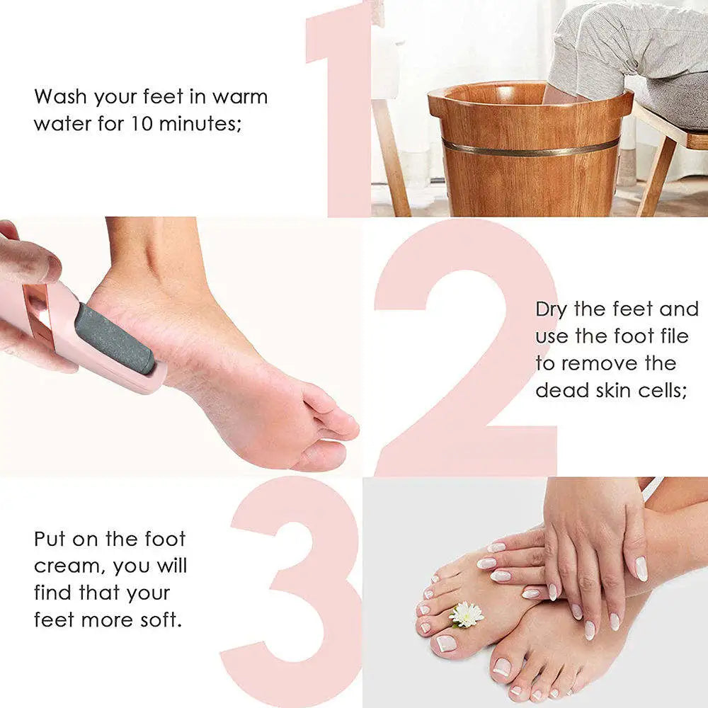 ELECTRIC PEDICURE DEVICE + FOOT CREAM (BKF)
