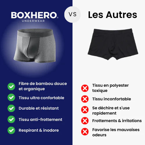 Boxers en bambou multicolore