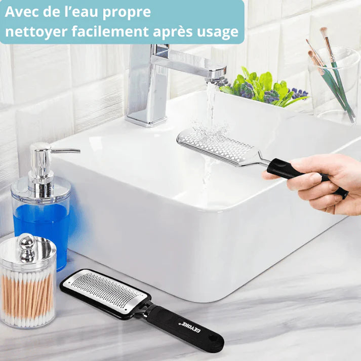 Lime à Pied Double Face de Soins des Pieds - Grattoir à Pied Multi-Usage