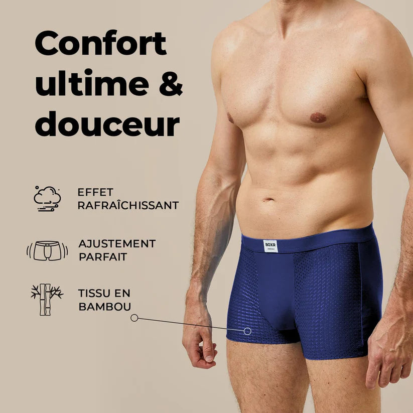 Boxers en bambou multicolore