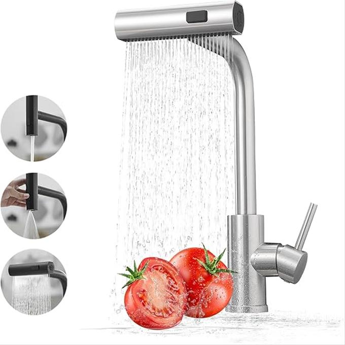 Robinet Rotatif 360° – L’alliance parfaite entre praticité et élégance pour votre cuisine ! CMR