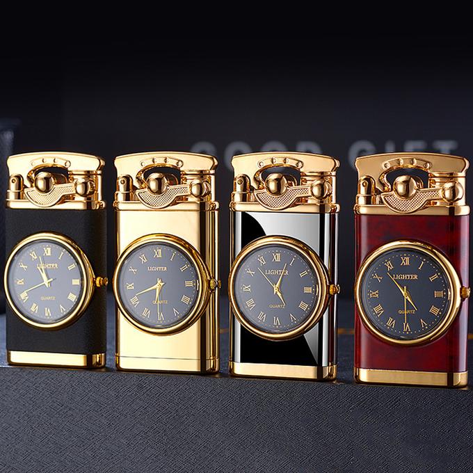 Briquet À Levier Avec Montre Intégrée