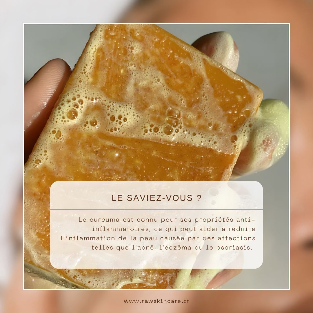 Savon anti - taches au curcuma | 100% Naturel (GB)