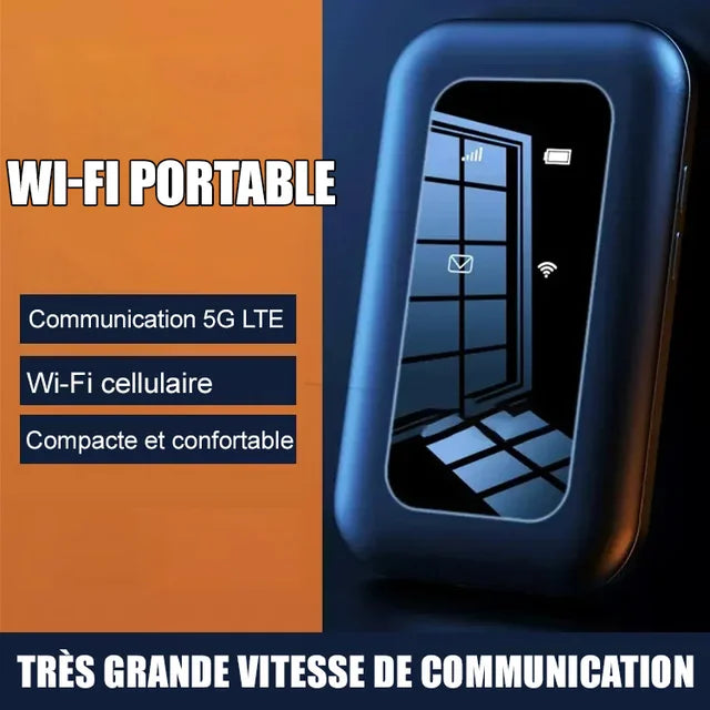 Wifi Portable Sans Fils 4G/ 5G Avec Battery 2100 M-Ah 388 Avis