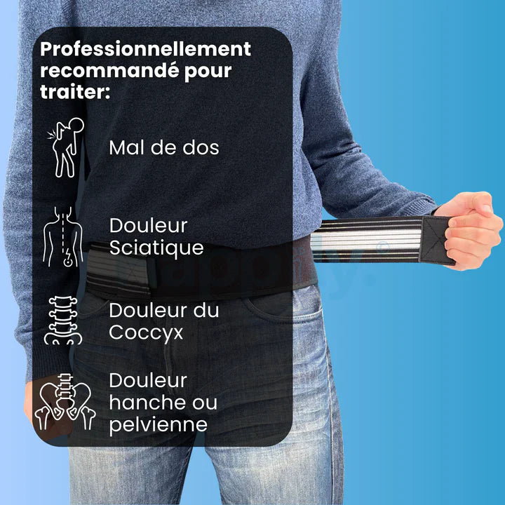 1 Ceinture sciatique acheter = 1 Spray articulaire offert. (BN)