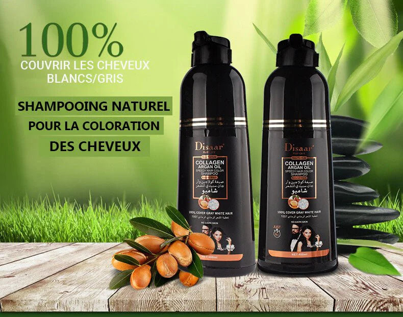 DISAAR huile d'Argan Marocaine -Eliminez les Cheveux Gris ! | Garantie Satisfait ou Remboursé (BN)
