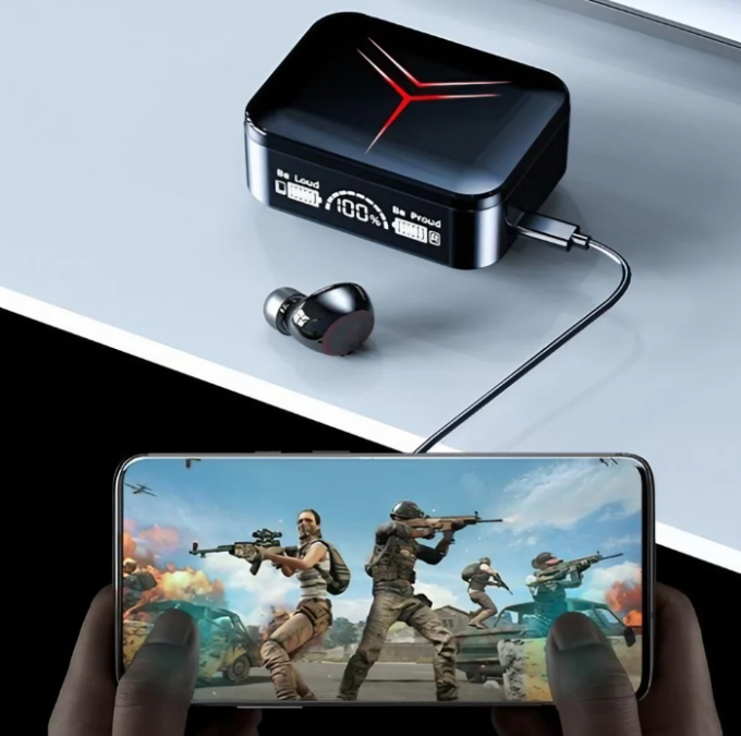 Écouteurs avec power bank