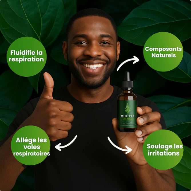 GOUTTE A LA MOLLENE POUR LES POUMON