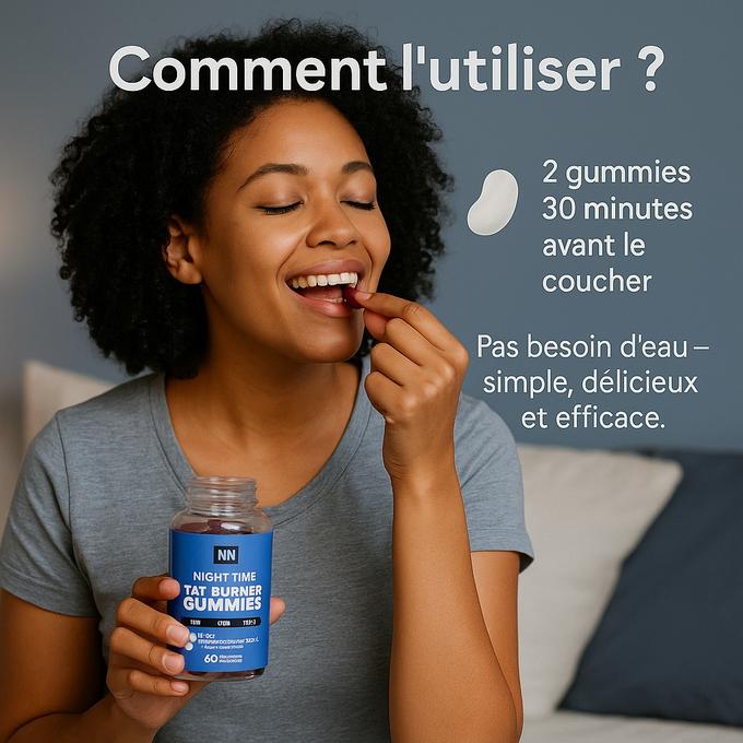 Gummies Brûleur de Graisses Nocturne