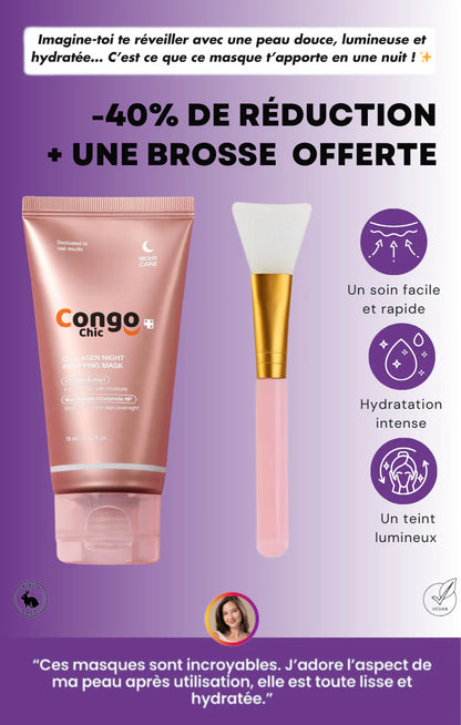 Masque de nuit au Collagène