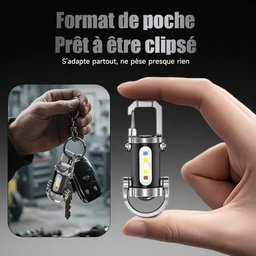 KeyLight Power™ Porte-clés lampe de poche & Powerbank. (GB)