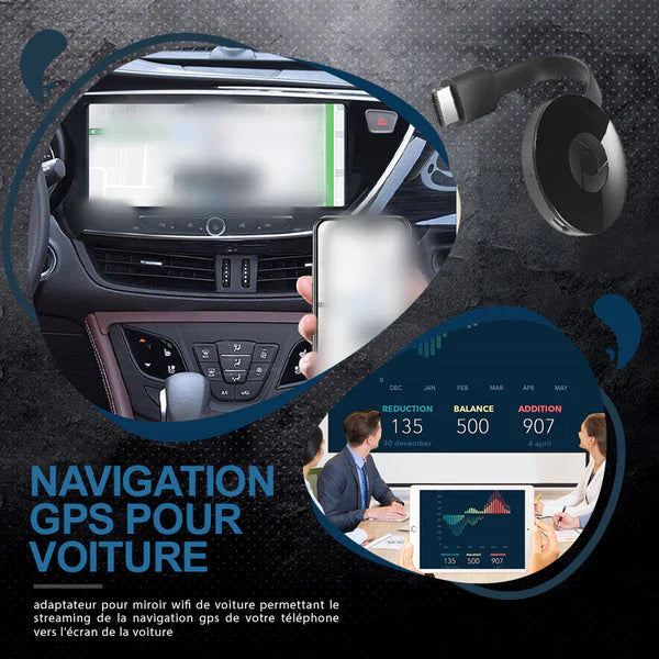 PROJETEUR D'ÉCRAN SANS FIL 1080 HD - BN