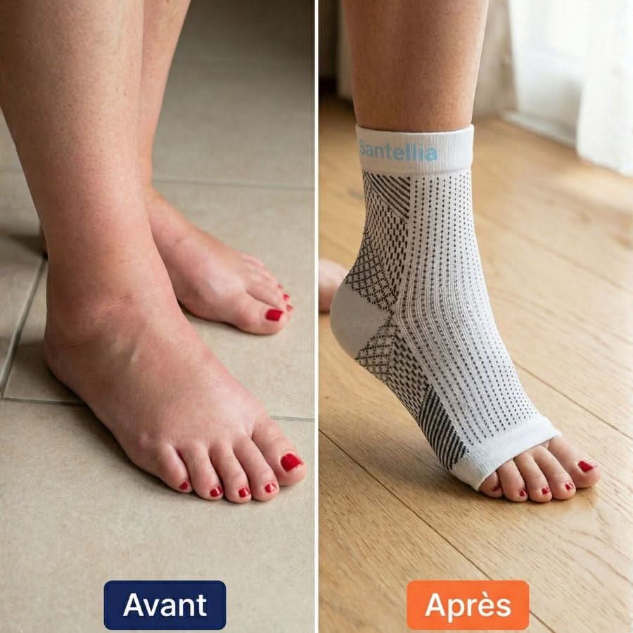 NeuroMarche+ - Chaussettes de Compression Neuro-Apaisantes