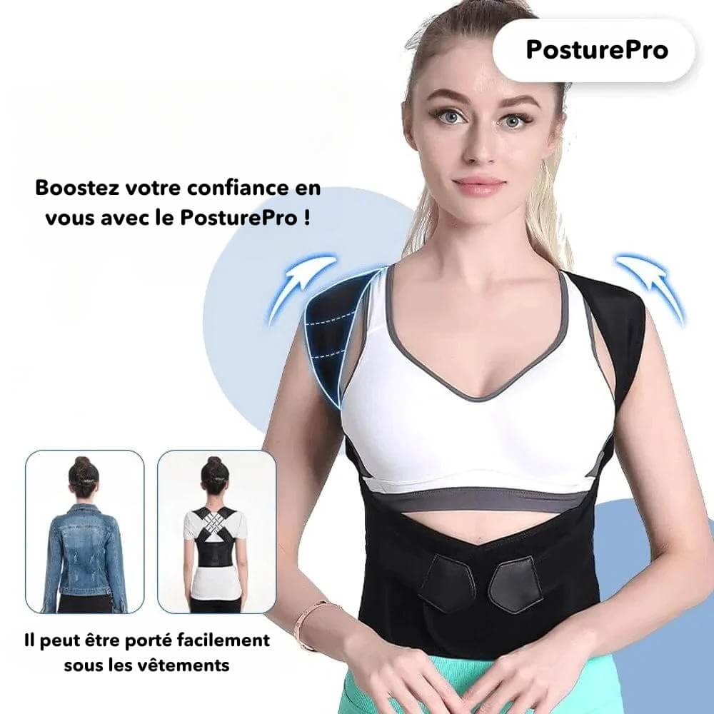 PosturePro™ CEINTURE DE SOUTIEN DORSAL. (BN)
