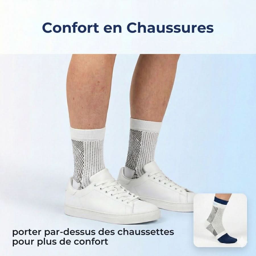 NeuroMarche+ - Chaussettes de Compression Neuro-Apaisantes