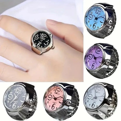 Bague Montre Réglable Pour Homme Et Femme