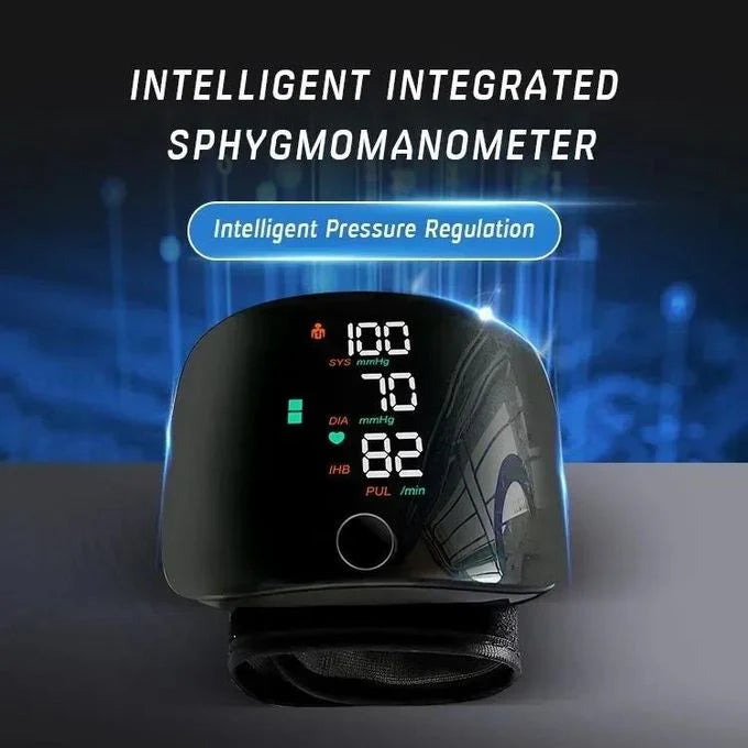 Tensiomètre Poignet Portable et Rechargeable Avec Écran LED : Précision Et Facilité D'utilisation