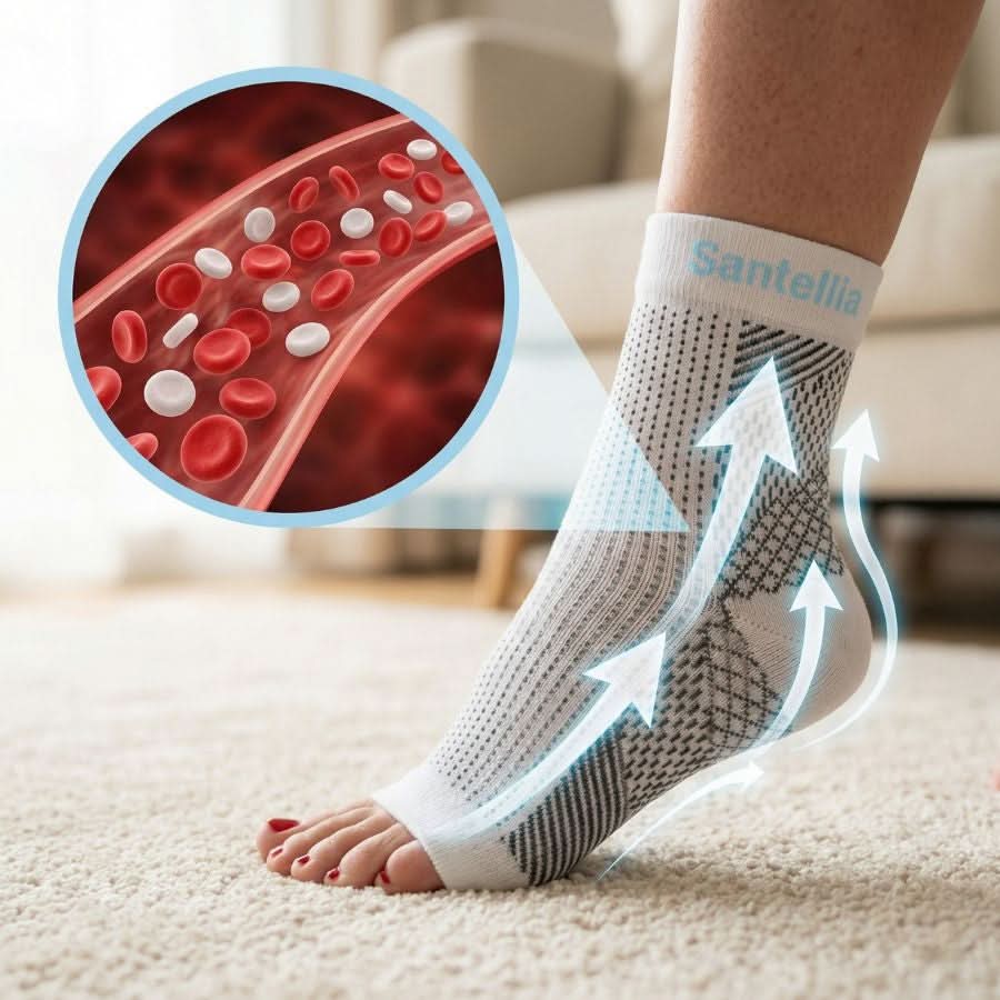 NeuroMarche+ - Chaussettes de Compression Neuro-Apaisantes