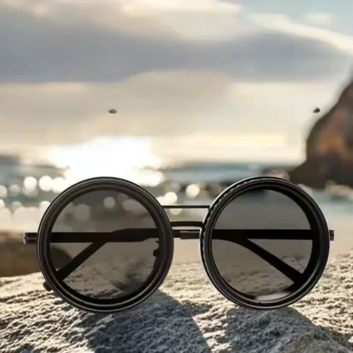 Lunettes De Soleil Rondes Polarisées À Teinte Réglable 388 Avis