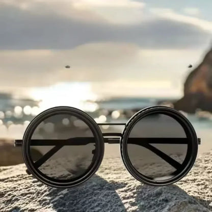 Lunettes De Soleil Rondes Polarisées À Teinte Réglable 388 Avis