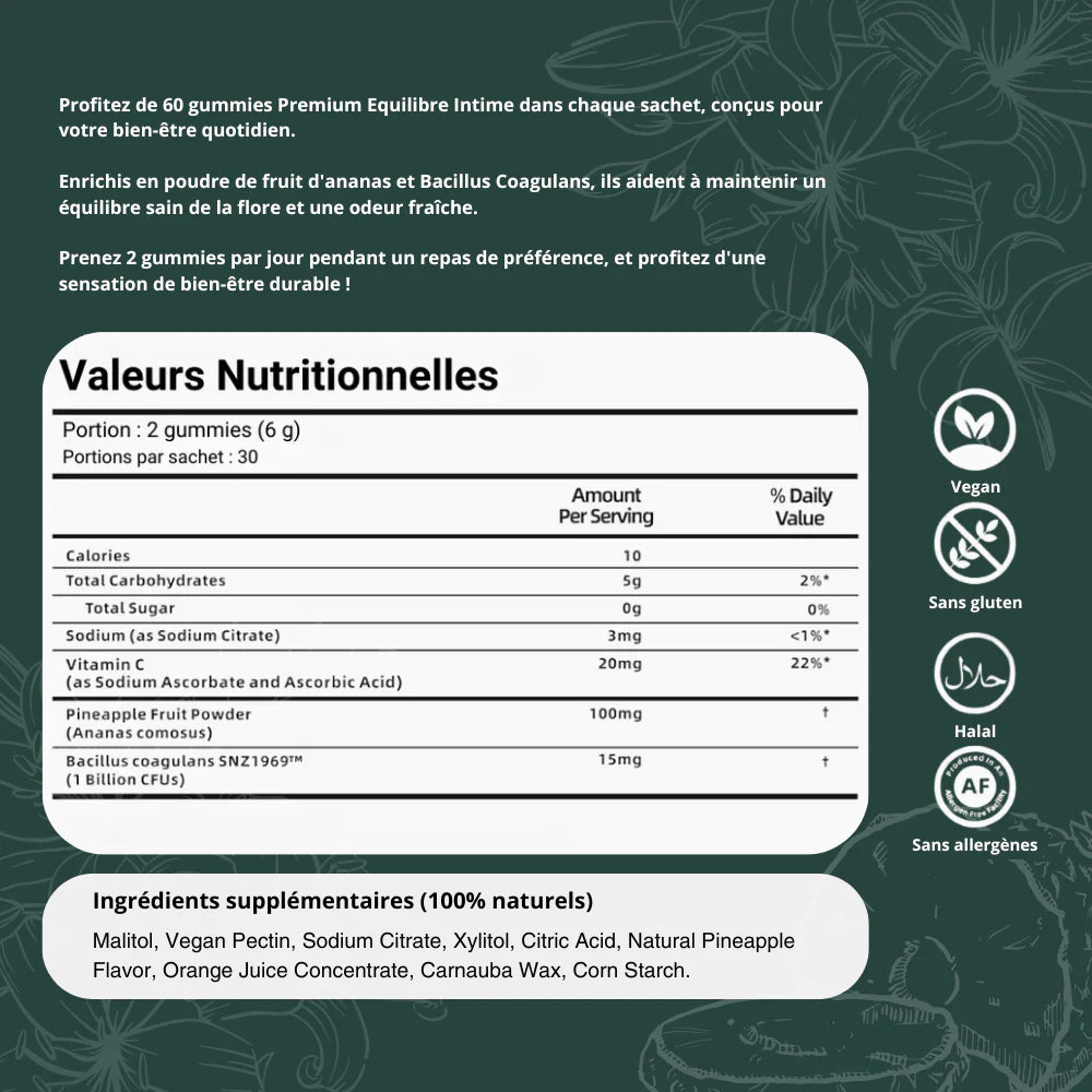 VivaFlora™ Gummies Equilibre Intime