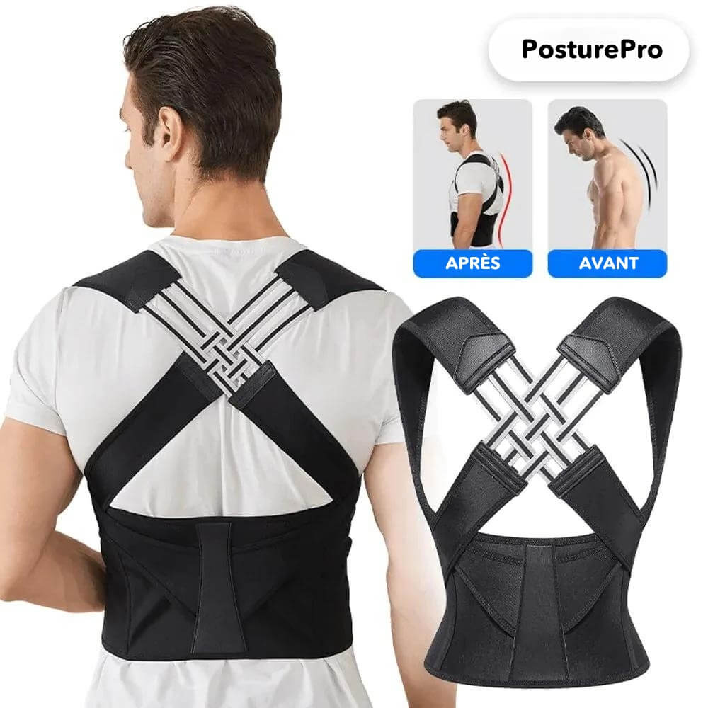 PosturePro™ CEINTURE DE SOUTIEN DORSAL. (BN)