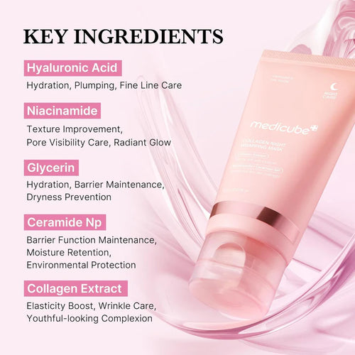 Masque de nuit au Collagène