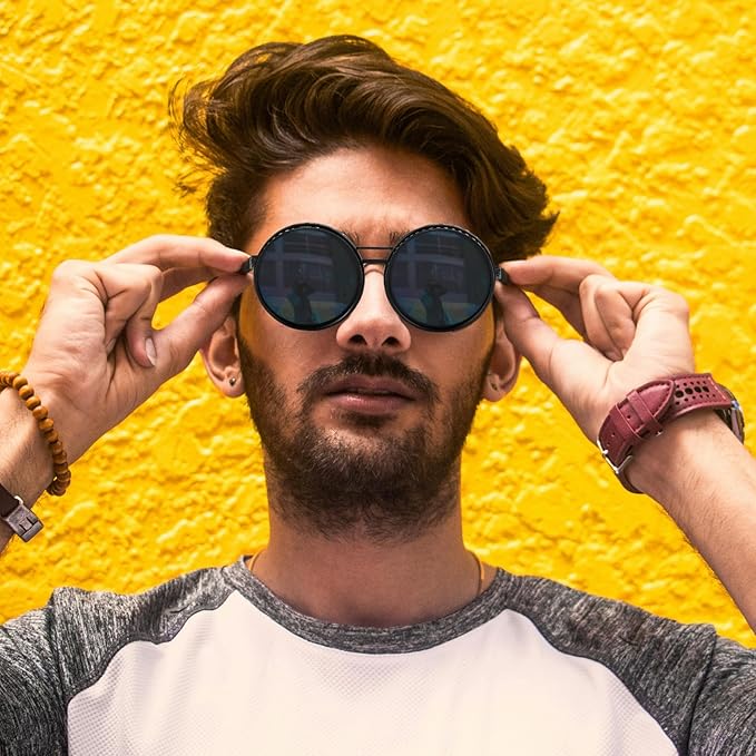 Lunettes De Soleil Rondes Polarisées À Teinte Réglable 388 Avis