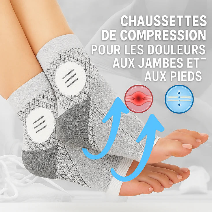 Chaussettes de guérison contre la douleur et l’enflure
