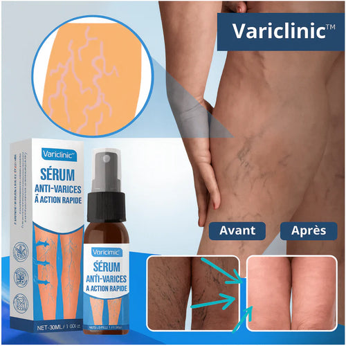 Variclinic™ Sérum Anti-Varices à Action Rapide | Élimine 95% des varices visibles en 4 jours!