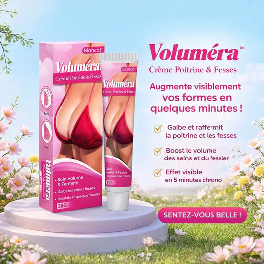 Voluméra™ Crème Poitrine & Fesses | Augmente visiblement vos formes en quelques minutes !
