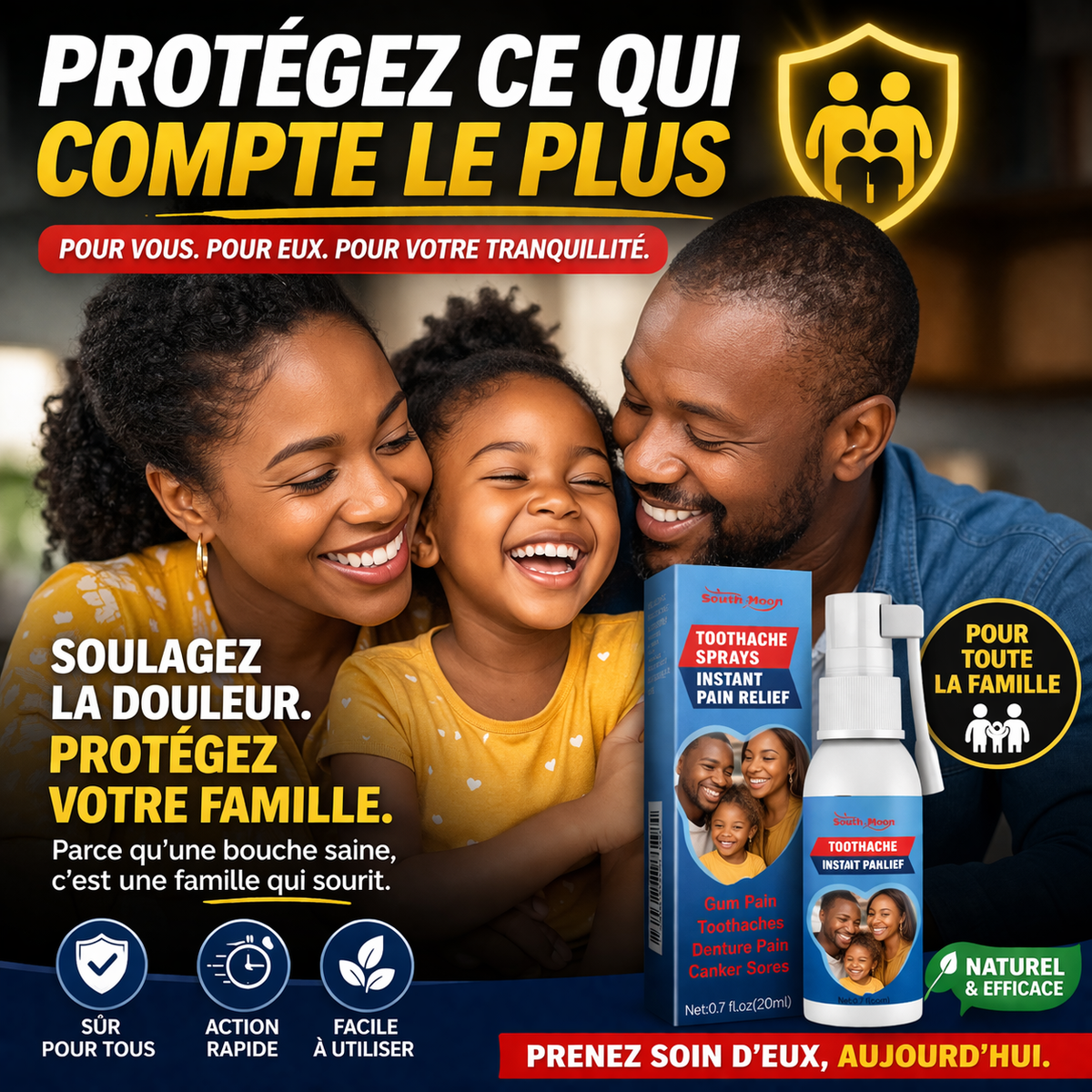 FINI LES DOULEURS DENTAIRES INSUPPORTABLES EN QUELQUES SECONDES