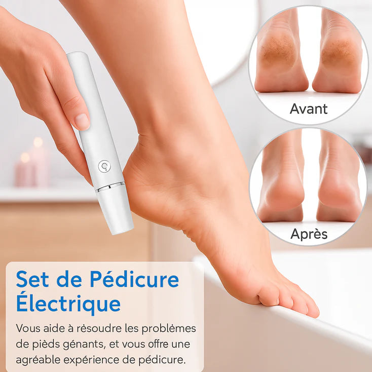 Lissia™ Râpe électrique pour les pieds | Élimine les callosités en un instant!