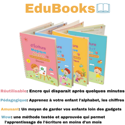 Cahiers Magiques Français Format A5 | UNE ECRITURE PARFAITE EN 14 JOURS CHRONO