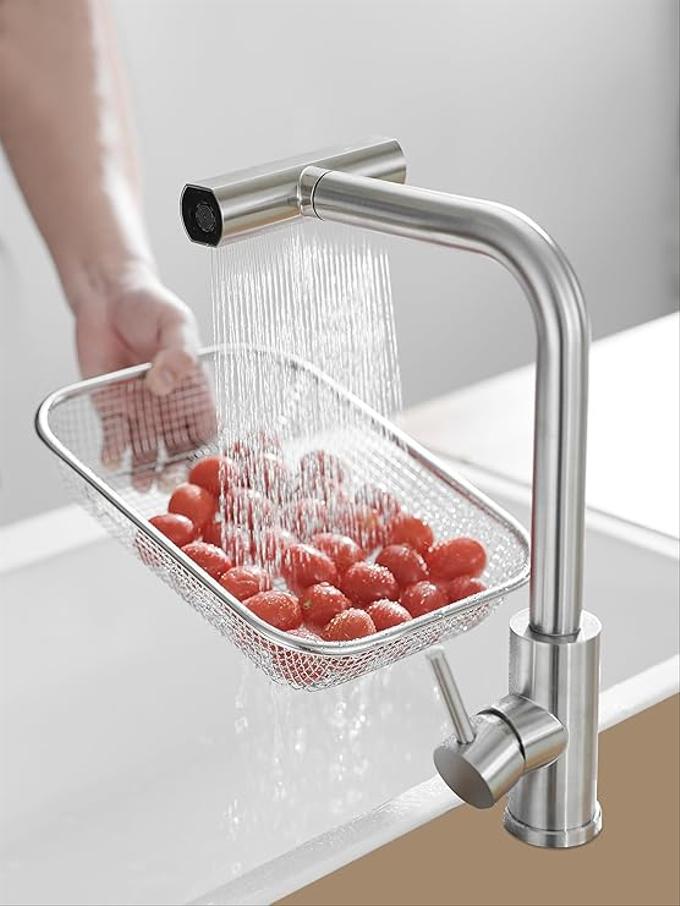 Robinet Rotatif 360° – L’alliance parfaite entre praticité et élégance pour votre cuisine ! CMR
