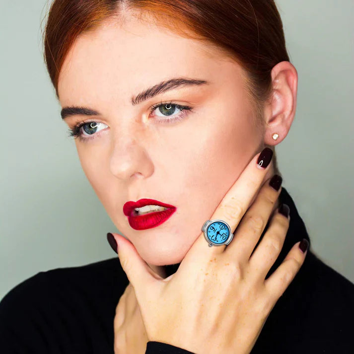 Bague Montre Réglable Pour Homme Et Femme