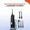 AquaFlosser™ || Appareil de nettoyage des dents à jet d'eau 4-en-1