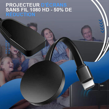 PROJETEUR D'ÉCRAN SANS FIL 1080 HD - BN