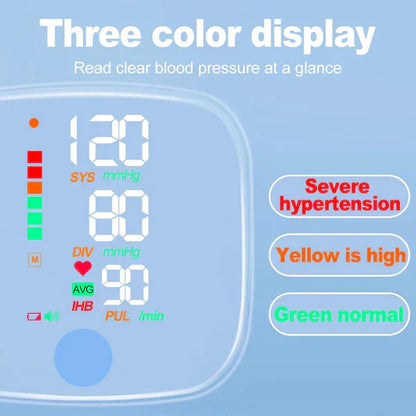 Tensiomètre de Poignet Intelligent et Précis – Surveillez Votre Santé en Un Geste (Satisfait où Remboursé)