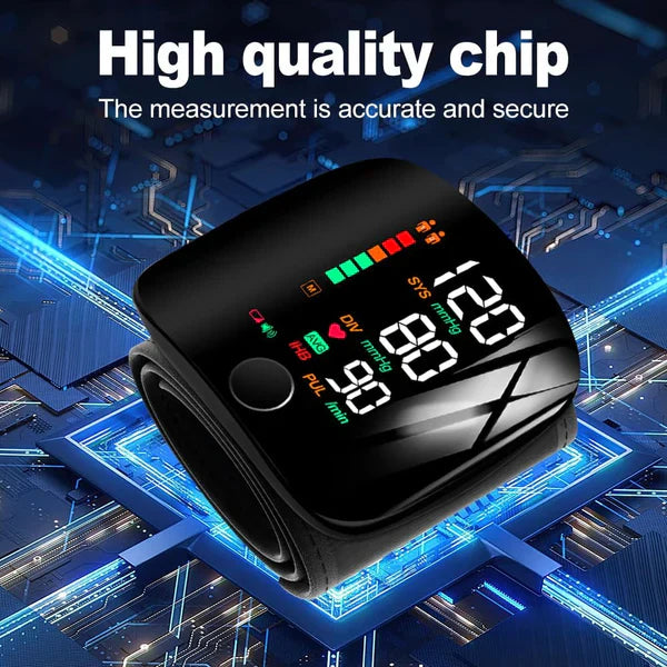 Tensiomètre de Poignet Intelligent et Précis – Surveillez Votre Santé en Un Geste (Satisfait où Remboursé)