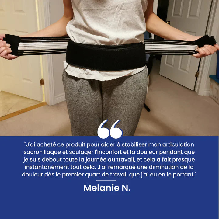 1 Ceinture sciatique  acheter = 1 Spray articulaire offert. (BN)