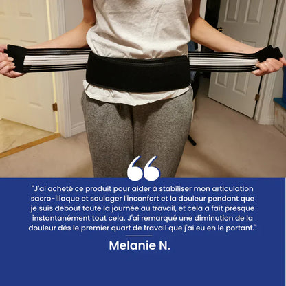1 Ceinture sciatique  acheter = 1 Spray articulaire offert. (BN)