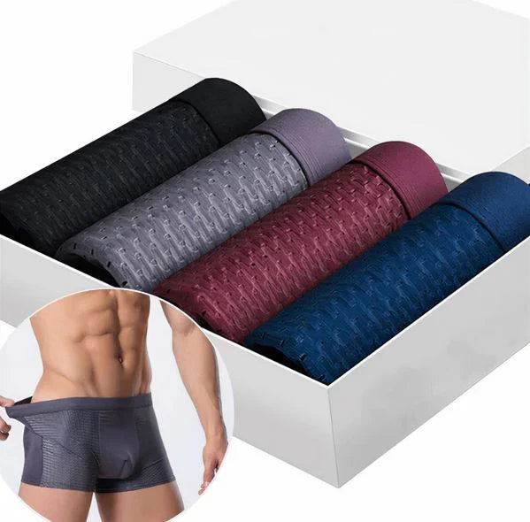 Boxers en bambou multicolore